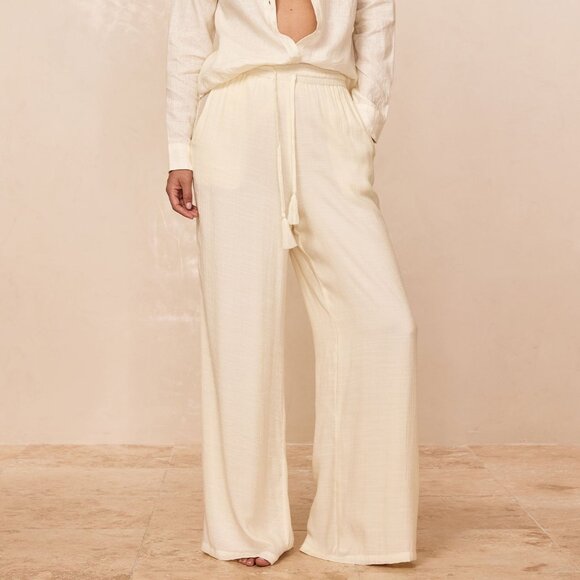 Monday Swimwear - Tahiti Pant - Ivory - Picture 3 of 5